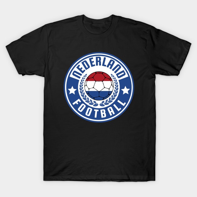 Nederland Football T-Shirt by footballomatic